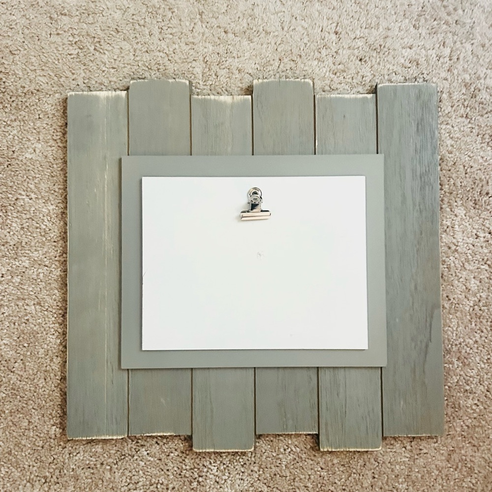 Rustic wooden picture wall decor